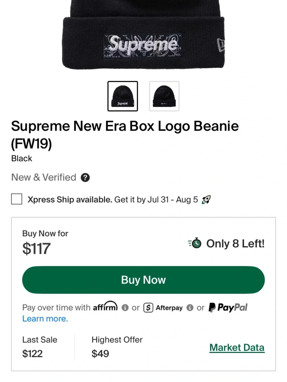 Supreme soft black